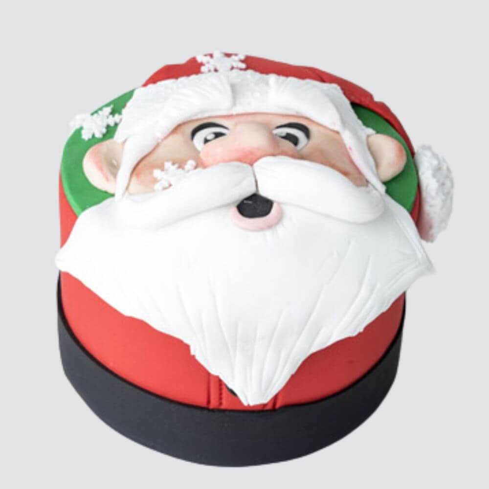 GHNJD-385-1000x1000 Santa Christmas Cake - Image 1